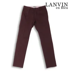 LANVIN en Bleu ランバン オン ブルー 通年★ スリム ストレッチ スラックス パンツ Sz.48 メンズのサムネイル