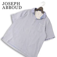 JOSEPH ABBOUD ジョセフ アブード 春夏★ 半袖 鹿の子 切替 ポロシャツ 大きいサイズ 特大 Sz.4L メンズのサムネイル