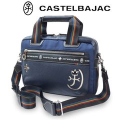 カステルバジャック デンス ショルダーバッグ 072112 ネイビー - メルカリ