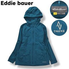 エディーバウアー Eddie bauer トラベックス TRAVEX アトラス ジャケット ジップアップ マウンテン パーカー メッシュ ベンチレーション PM ターコイズグリーン アウトドア ウェア レディース ♪のサムネイル