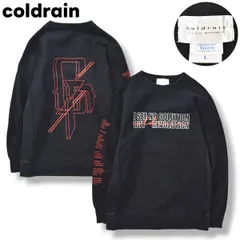 コールドレイン coldrain 『 REVOLUTION 』 シングル プリント リバースウィーブ タイプ REVERSE WEAVE スウェット パイル ユナイテッドアスレ L ブラック メンズのサムネイル