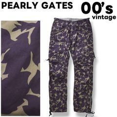 EARLY GATES ブラックパンツ PGロゴ付き - メルカリ