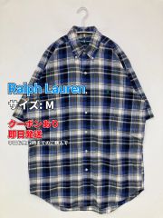 Ralph Lauren ポニー刺繍 マルチカラー マドラスチェック BDシャツ