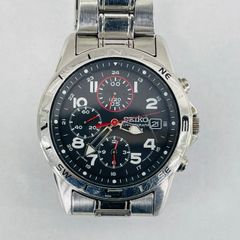 超希少 SEIKO 7T92-0CX0 クロノグラフ 黒×イエロー針 パイロット