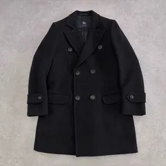 BURBERRY LONDON カシミヤ混上質ウール ダブルプレスト コート バーバリーのサムネイル