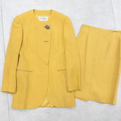 GIANFRANCO FERRE ジャンフランコフェレ セットアップ ノーカラー