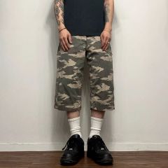 ジョーツ デジタルカモ ショーツ 極太 迷彩 ストリート Y2K 古着