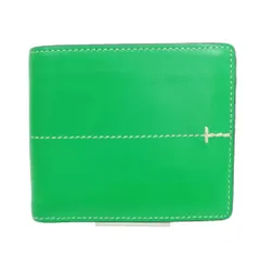 トッズ TOD'S XAMIMPBB300QNT 二つ折り財布 コンパクト財布 レザーウォレット グリーンのサムネイル