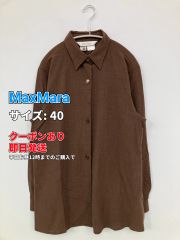 未使用タグ付】Max Mara シルク100% シアーシャツ ジャケット40 - メルカリ