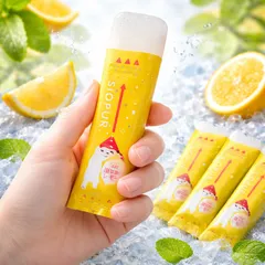 井村屋 ワンプッシュゼリー 塩ぷるレモン 15g×24本 360g 個包装 スティックゼリー 熱中症対策 塩分補給 クエン酸 ぬちまーす 使用 レモン味 大容量 業務用のサムネイル