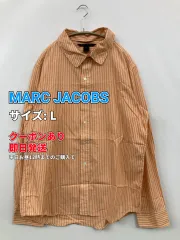 MARC JACOBS マークジェイコブス シャツ/ブラウス L オレンジ コットン ストライプ柄 ミドル丈 長袖 レギュラーカラー メンズのサムネイル