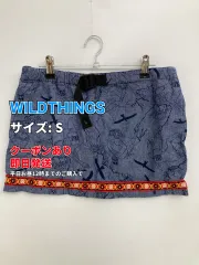 WILDTHINGS ワイルドシングス ショート/ミニスカート S ブルー レディースのサムネイル