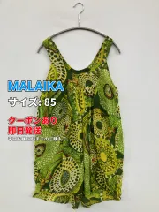 MALAIKA チュニック 85 グリーン コットン 袖なし その他総柄 ひざ丈 レディースのサムネイル