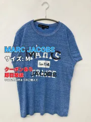 MARC JACOBS マークジェイコブス Tシャツ/カットソー M ブルー 前面プリント ミドル丈 半袖 クルーネック(丸首) メンズ レディースのサムネイル