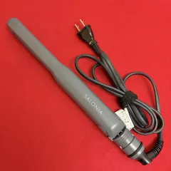 【動作品】SALONIA サロニア ストレートアイロン グレー SL-004SGR 15mm ヘアアイロン 海外対応 中古のサムネイル