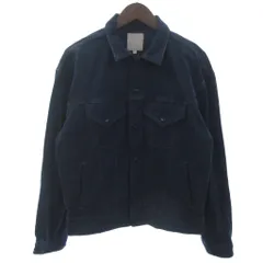 ビームス BEAMS カラーデニム ジャケット ブルゾン 青 M ■GY14のサムネイル