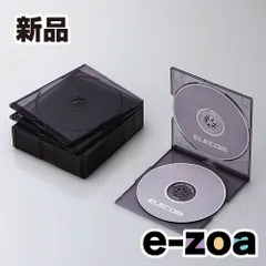 ELECOM  エレコム Blu-ray/DVD/CDプラケース クリアブラック CCD-JSCSW10CBK (2358842)のサムネイル