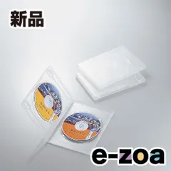 ELECOM  エレコム トールケース DVD BD 対応 標準サイズ 2枚収納 3個セット クリア CCD-DVD04CR (167736)のサムネイル