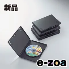 ELECOM  エレコム トールケース DVD BD 対応 標準サイズ 1枚収納 5個セット CCD-DVD02BK (167730)のサムネイル