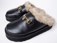 CAMINANDO カミナンド レザー シアリング ラインド ビット ミュール