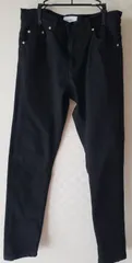 EXフィットデニム レギンスパンツ - Leggings Denim Pants - BLACKのサムネイル