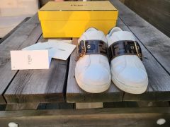 ⭐️FENDI ⭐️スニーカー FFロゴ バックル ホワイト シグネチャー 36