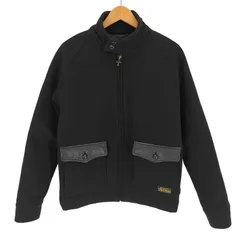 クラクト CLUCT クロスボタン 裏地キルティング レザー フラップポケット スイングトップ ウール ジャケット メンズ JPN：L のサムネイル