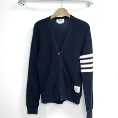 2サイズ Thom Browne トム・ブラウン ラッセルスティッチ ワッフル カーディガンのサムネイル