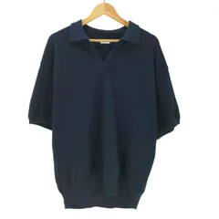 クレプスキュール crepuscule 26SS Co Ra Moss Stitch Skipper モスステッチ スキッパー ニット ポロシャツ 鹿の子 メンズ JPN：2 のサムネイル