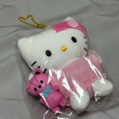し*❌様 ハローキティ 2009年 マスコット ストラップ ピンク うさぎ