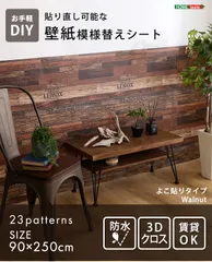 お手軽DIY！貼り直し可能なお手軽壁紙模様替えシートのサムネイル