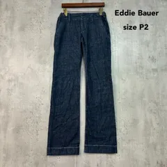 Eddie Bauer エディーバウアー P2 デニム パンツ ジーンズ ジーパン ズボン ボトムス インディゴブルー ストレッチ コットン ポリウレタン カジュアル シンプル 古着 服 アメカジ ★ ■■のサムネイル