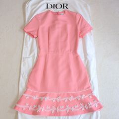 人気✨Christian Dior クリスチャンディオール ビーズ装飾ワンピース