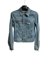 DIESEL ウォッシュ デニム トラッカー ジャケット XXS sizeのサムネイル