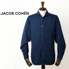 【50%OFF/定価42,900円】ヤコブコーエン 新品 40 長袖シャツ ネイビー 国内正規品 イタリア製 Jacob Cohen #f15992のサムネイル