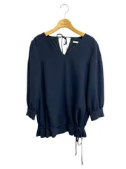 フォクシーニューヨーク Blouse 37327 ブラウス 38 ネイビー リボン ITEV8YKHH620のサムネイル
