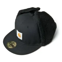 Os) Carhartt カーハート ドッグイヤーキャップ 帽子 ベースボールキャップ NEW ERA ニューエラ ブラック ほぼ新品のサムネイル