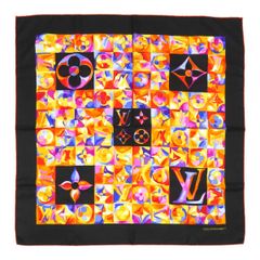 正規品/silk/美品☆ルイヴィトン 大判スカーフ カレ モノグラム 1882A