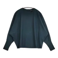 23区 洗える ヴィスコースストレッチ ドルマン ニット プルオーバー 定価16940円 セーター ニット グリーン レディース ニジュウサンク【中古】6-0622M∞のサムネイル