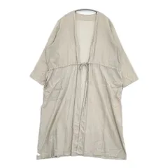 evam eva cotton voile robe 定価26400円 E211T046 ローブ コート ベージュ レディース エヴァムエヴァ【中古】6-0622M∞のサムネイル