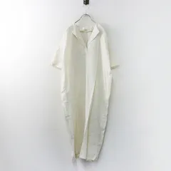 美品 2024SS 定価36300円 エヴァムエヴァ evam eva linen pattern one-piece  リネンパターンワンピース antique white┃【2400015053165】のサムネイル