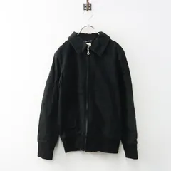 アニエスベー agnes b. コットン ジップアップ ブルゾン 36｜ブラック アウター ジャケット 前開き 【2400015051062】のサムネイル