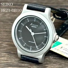 【稼働/デッドストック】SEIKO/セイコー AVENUE/アベニュー 腕時計 クォーツ レイルウェイミニッツトラック マット加工 防水 1989年5月製造 japan vintageのサムネイル