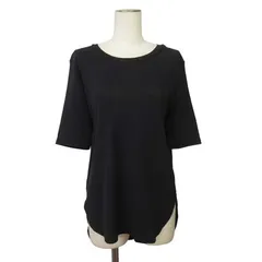 ププラ PUPULA カットー Tシャツ コットンニット 40 黒のサムネイル