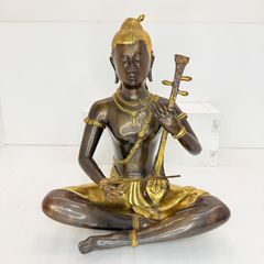 サマンタバドラ（普賢菩薩）シャクティ像・チベット 密教仏像 銅調