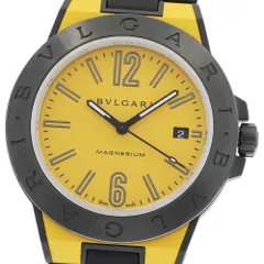 ブルガリ BVLGARI DG41SMC ディアゴノ マグネシウム デイト 自動巻き メンズ 極美品 箱・保証書付き_967556のサムネイル
