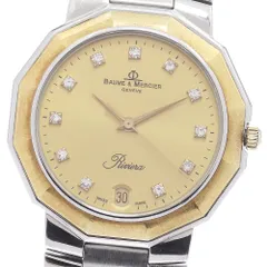 ボーム&メルシェ Baume & Mercier 5131.3 リビエラ デイト 11Pダイヤ クォーツ メンズ _967268のサムネイル