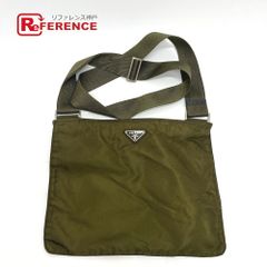 y2k】PRADA プラダ ショルダーバッグ サコッシュ ナイロン グリーン