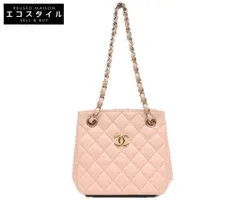 CHANEL シャネル AS3176 ピンク キャビア ゴールド金具 ミニバケットバッグのサムネイル
