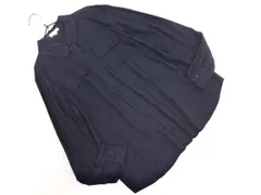 MACKINTOSH PHILOSOPHY マッキントッシュフィロソフィー 丸襟 ブラウス シャツ size36/紺 ◇■ レディースのサムネイル